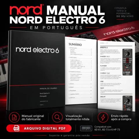 Manual Nord Electro 6 Em Português PDF Completo Digital