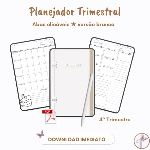 Planner Digital 2026 4° Trimestre não Datado Permanente - Arquivo PDF - Download