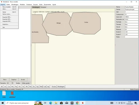 MOLDALIND - Software Profissional de Modelagem de Roupas (Molde e Encaixe)