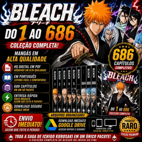 Bleach Completo Capítulos 1 ao 686 – Mangá Digital em PDF em Português
