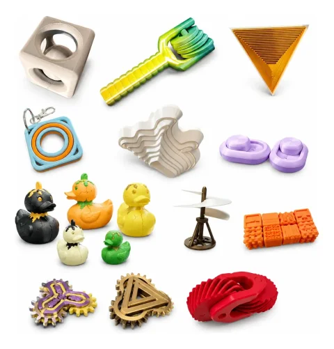Pacote +100 Fidget Toys STL e 3MF para Impressão 3D – Modelos para Imprimir 4