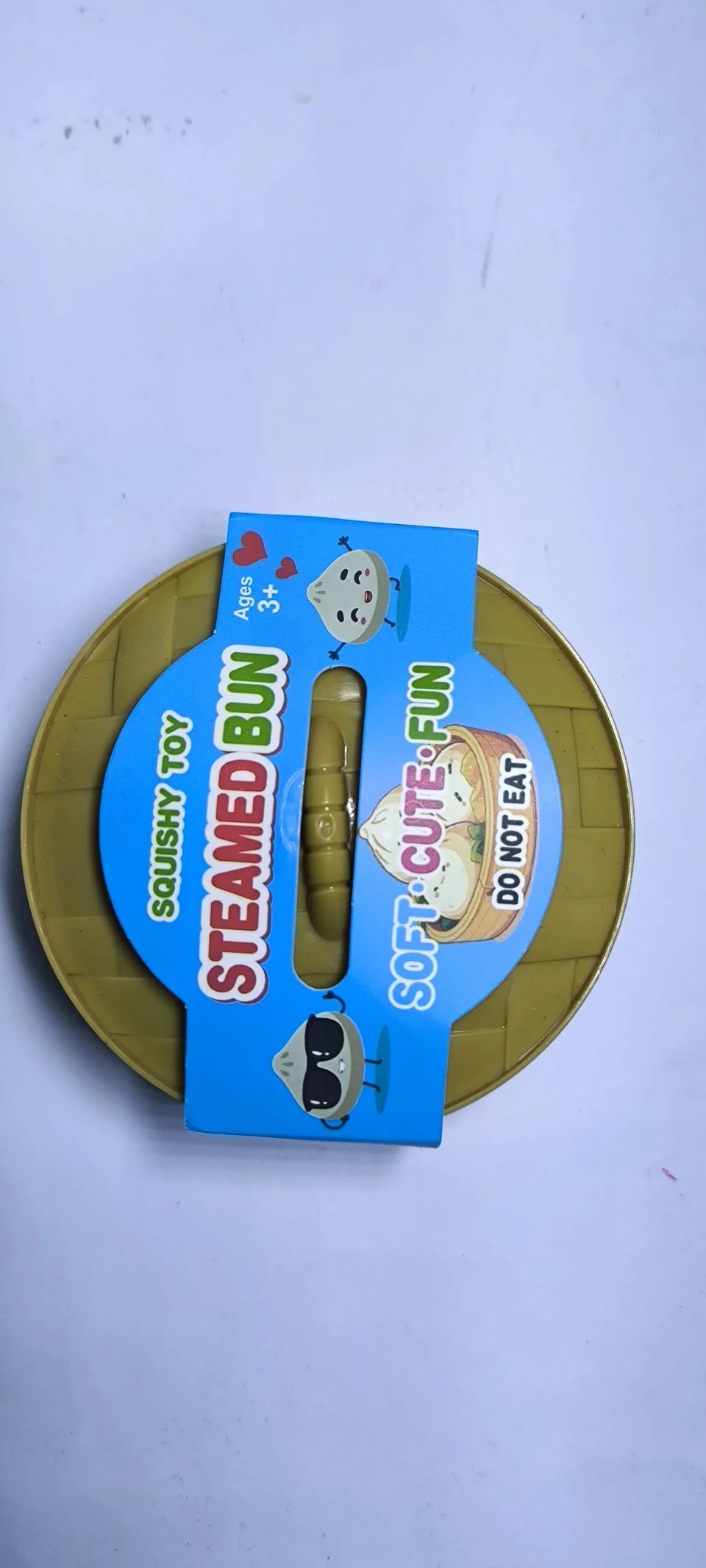Squishy Dumpling com Glitter Macio Brinquedo Sensorial Anti-Stress Surpresa