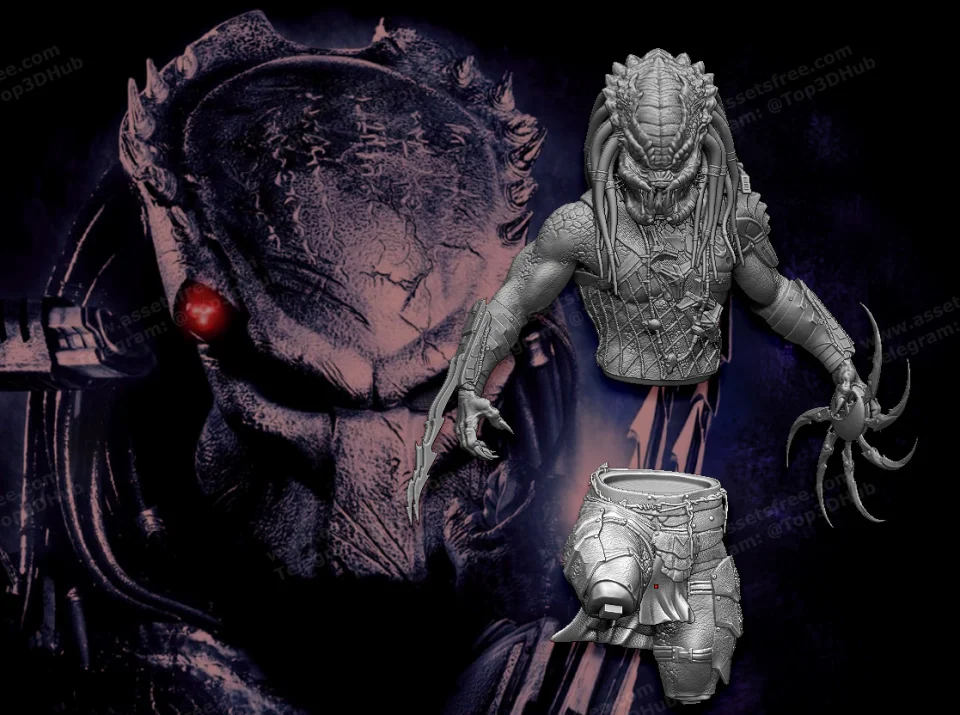 Pack Arquivos Alien & Predator STL +120GB – Mega Coleção Impressão 3D